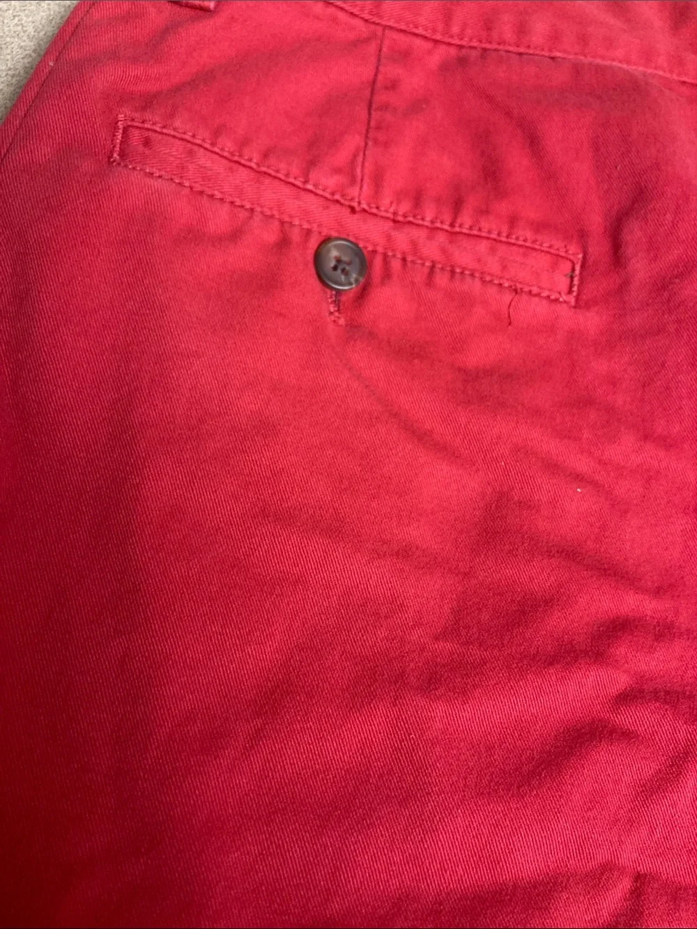 Izod Red Flat Front Men's Shorts